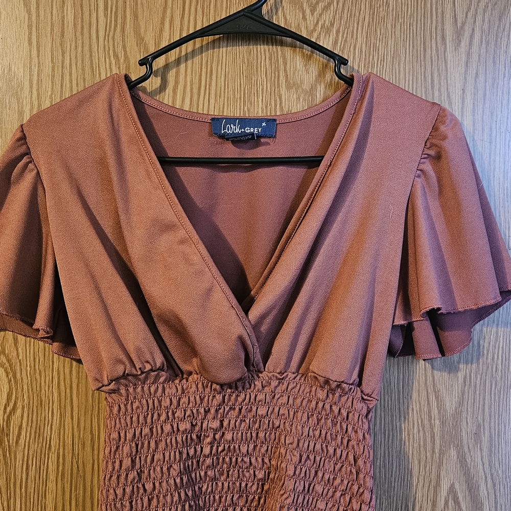 Women's Rust Blouse
